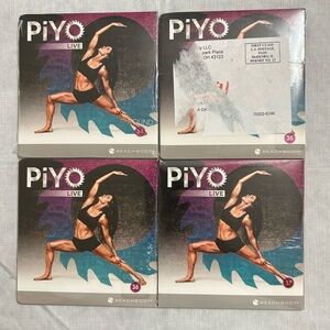 Piyo Live Rounds 34, 35, 36, 37 lot NEW SEALED Yoga Fitness Workout